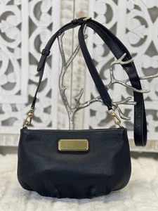 MARC BY MARC JACOBS Q Percy Small BLACK Leather Crossbody Bag Updated Style - Picture 1 of 7