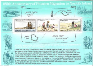 Norfolk Island - "SHIPS ~ PITCAIRN MIGRATION" MNH Miniature Sheet MS 1981 ! - Picture 1 of 2