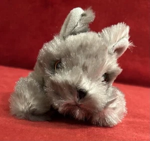 RARE Russ Petooties Pets Grey Cairn Terrier Puppy Dog Soft Plush Toy Collectible - Picture 1 of 18