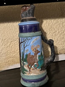 Handgefertigter einzigartiger Bierstein Made in Us Neu 16 Zoll hoch Keramik - Bild 1 von 3