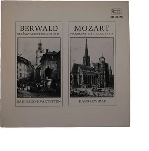 Berwald Mozart Cuarteto De Cuerda En Mi Bemol Cuarteto En Sol Menor Estéreo - Imagen 1 de 2