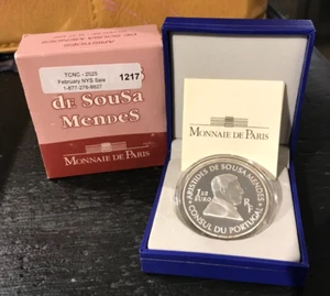 2007 France 1.5 euro silver coin - Consul Portugal - Aristides Sousa Mendes - Imagen 1 de 3