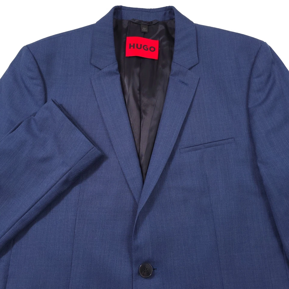 $398 HUGO BOSS Arti 212 Extra Slim Fit Bright Blue Blazer Jacket Mens Size 42L - Image 1 of 4