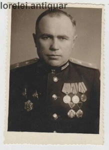 WWII Real Photo Russian Officer Uniform Awards Red Army RKKA Military Original - Picture 1 of 2