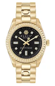 Philipp Plein Gold Womens Analogue Watch Queen PWDAA0621 - Picture 1 of 5