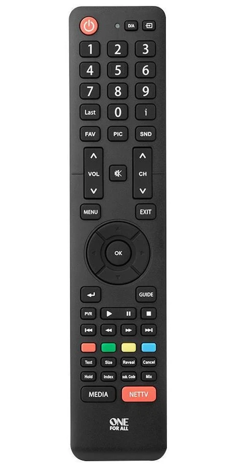 Hisense TV Replacement Remote Control - ONE FOR ALL - Image 1 of 1