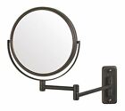 Industrial Style 360 Degree Swivel Makeup Mirror w/ 5x Magnification