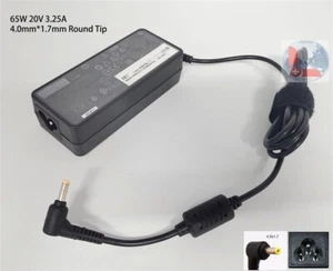 65W 4.0mm Power Adapter Charger for Lenovo IdeaPad Slim 3 14ABR8 82XL 5A10K78745 - Picture 1 of 6