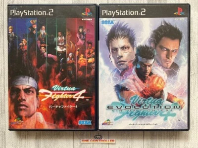 SONY PlayStation 2 PS2 Virtua Fighter 4 & Evolution set from Japan - Image 1 of 4