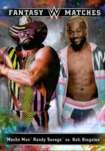 2020 Topps WWE Chrome Wrestling Card Fantasy Matches #FM-21 Randy Savage  - Picture 1 of 2