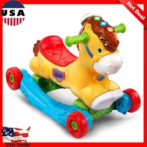Learning Pony Electronic Motion-Activated Pretend Play Ride-on Toy Holiday Gift - Picture 1 of 10