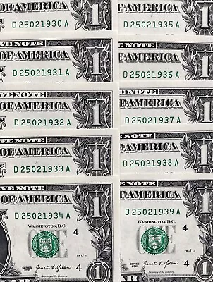 25 February 1930 to 1939 BIRTHDAY Note $1 One Dollar Bill 19.99 / Each - Image 1 of 4