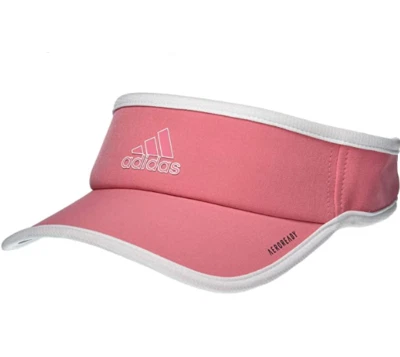 NUEVO Visera Adidas Para Mujer AEROREADY Superlite Golf/Tenis-Rosa Brumosa/Blanco 5151910 Foto 1 de 2