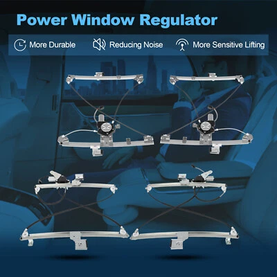 Juego completo regulador de ventana y motor para GMC Sierra 1500/2500/3500 2001-2006 Foto 1 de 4