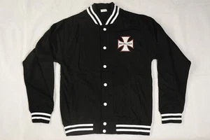 METALLICA CROSS LOGO BAY AREA VARSITY BASEBALL JACKET NEW OFFICIAL BAND RARE - Picture 1 of 10