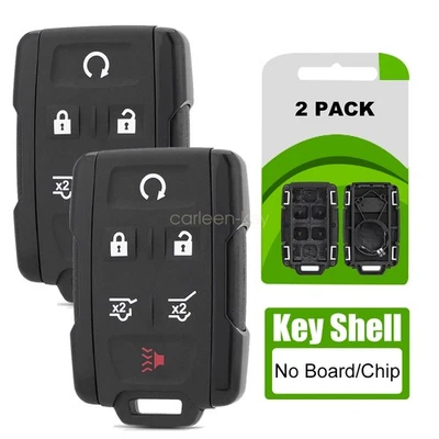 2 para Chevrolet Suburban Tahoe GMC Yukon 2015 2016 2017 2018 2019 mando a distancia llavero Foto 1 de 4