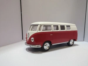 5" Kinsmart Classic 1962 Volkswagen Bus Van Diecast Model Toy 1:32 VW MAROON - Picture 1 of 7