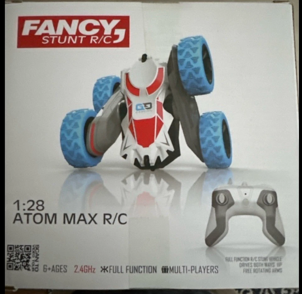 FANCY STUNT R/C Atom Max R/C  1:28 2.4GHZ New in Box Red/White/Blue - Image 1 of 1