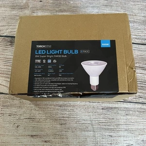 TorchStar LED Light Bulb 8W Super Bright PAR30 5000K 120V (6 Pack) Dimmable OB - Picture 1 of 6