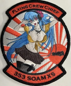 Flying Crew Chief 353 SOAMXS C-130J USAF Air Force Embroidered Patch - Picture 1 of 1