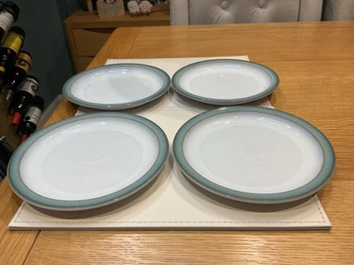 DENBY  REGENCY  GREEN 4 x SIDE  PLATES  STONEWARE  TABLEWARE  GOOD COND. - Image 1 of 4