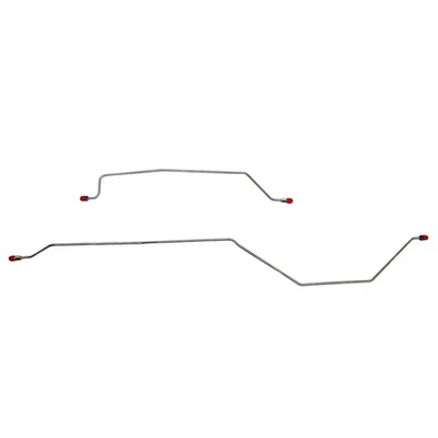 For 1997-2006 Jeep Wrangler TJ Rear Axle Brake Lines Dana 35 Rear Drum WRA0355SS - Image 1 of 2