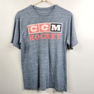 Camiseta CCM Hockey Gris Jaspeado Manga Corta Gráfica Mediana - Imagen 1 de 4