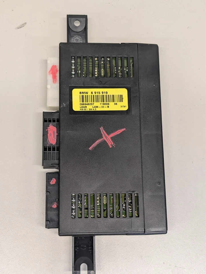2001-2003 BMW E39 525i 530i LIGHT CONTROL MODULE LCM III LEAR 6915919 OEM - Image 1 of 4