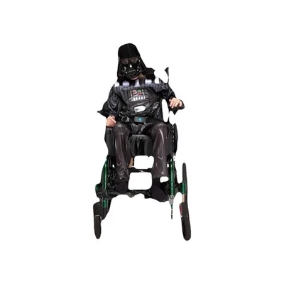 Kids Star Wars Darth Vader Black Complete Costume Wheelchair Friendly M 8-10 - Image 1 of 4