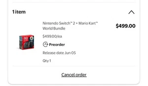 Nintendo Switch 2 + Mario Kart World Bundle - Multi *PRESALE* Ships June 5th - Picture 1 of 4
