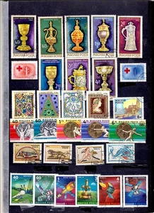 HONGARY., 1957-1984, USED, 30 Diferent Pcs., 4 Complete sets. - Picture 1 of 1