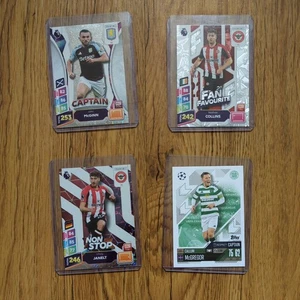 4x Football cards - Adrenalyn XL Plus Panini 2025 + 2024-2025 Match Attack - Picture 1 of 2