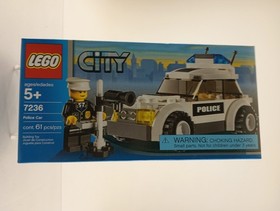 LEGO City #7236 Police Car Brand New in Box Sealed