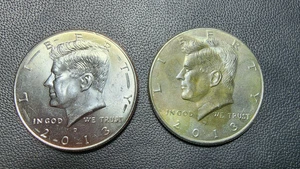 Set of 2013 P&D Kennedy Half Dollars, Circulated NIFC READ READ READ - Picture 1 of 2
