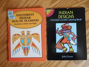 NEW  Lot of 2 Dover Little Activity Books: Southwest Indian Iron-On Transfers ++ - Picture 1 of 4