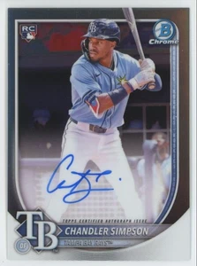 2025 Bowman Chrome 1st Chandler Simpson Auto Rays #CRA-CS A34 - Picture 1 of 2