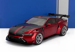 MCG 1/18 Ford USA Mustang GTD 5.2L V8 Coupe 2025 Red Black MCG18577 - Picture 1 of 6