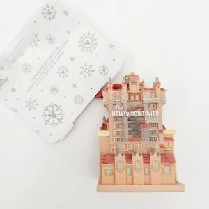 2024 Disney Park Hollywood Studios Torre del Terror Miniatura Ornamento Mickey NUEVO - Imagen 1 de 4