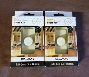 2 Elan VRTKa Rotary Volume Control Trim Kits Almond - Picture 1 of 10