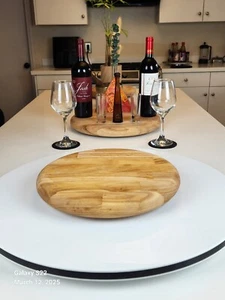 12 inch Round Butcher Block Cutting Board by brian allan studio - Picture 1 of 11