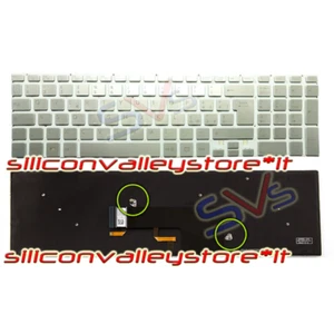 Tastiera Retroilluminata per Sony SVF152C29M SVF153B1YM Argento | 149241471SI - Foto 1 di 1