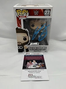Funko Pop #27 firmado con autógrafo por Kevin Owens WWE certificado de autenticidad JSA - Imagen 1 de 6