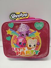 Shopkins Let's Party Cupcake Donut Kids Lunch Tote Bag Box NWT
