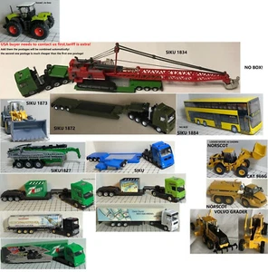 1/87 NORCOT CAT 730 K-500 SERBATOIO siku 1834 martello a sfera, UOMO, linea merci + rimorchio - Foto 1 di 19