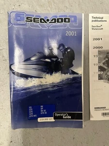 2001 Sea-doo Gtx GS GTI DI RFI RX RXDI OPERATORS Manual Book GUIDE - Picture 1 of 6