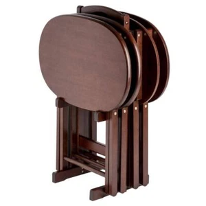 WINSOME WOOD End Table 23.7"x15.8"x25.5" Wood Frame Cappuccino w/ Storage Stand - Picture 1 of 10