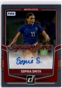 Sophia Smith 2024-25 Panini Donruss FIFA Signature Series Auto USWNT - Foto 1 di 2