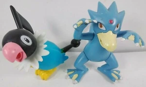 Golduck, Chatot - 2 Nintendo Pokemon Jakks Pacific 2007 Action Figures - Picture 1 of 10