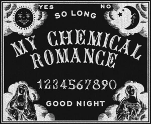 MY CHEMICAL ROMANCE POSTER/STAMPA SO LONG GOOD NIGHT OUIJA BOARD MCR GERARD WAY - Foto 1 di 1