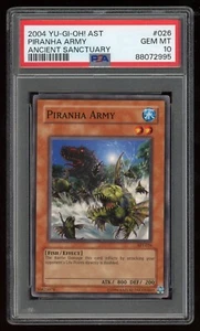 2004 Yugioh Ancient Santuary Piranha Army AST-026 PSA 10 - Picture 1 of 2